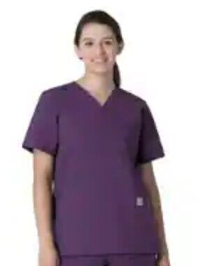 Unisex Force Essentials V-neck 6-pocket Scrub Top 4x